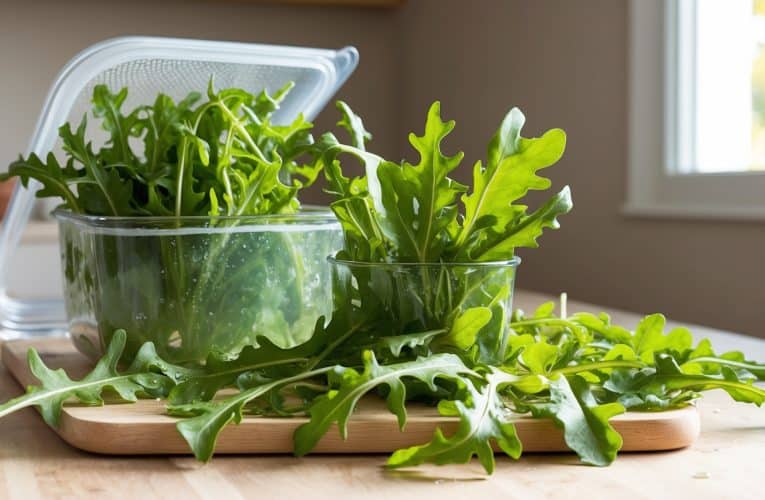 Rucola richtig lagern: Wie lange ist der würzige Genuss haltbar?